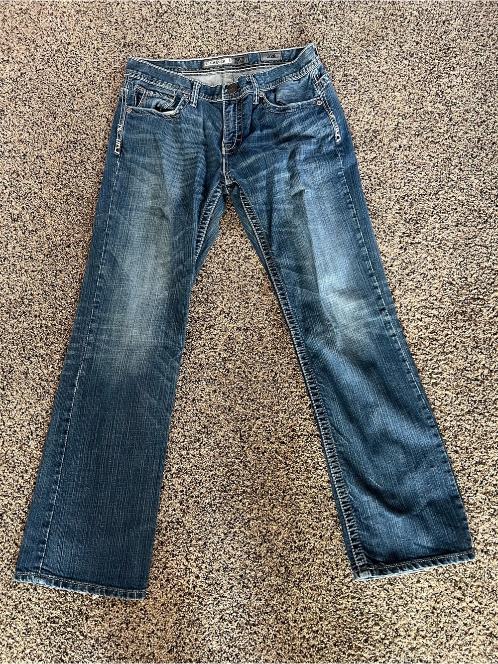 BKE Buckle CARTER Men's Blue Denim Jeans - 32R